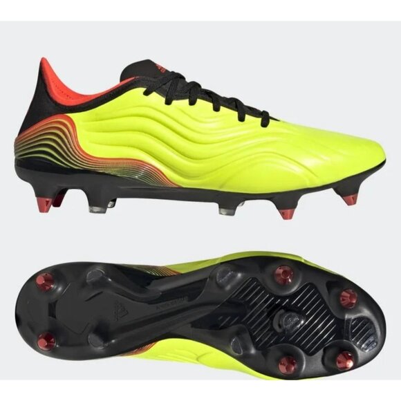 NEW Adidas Copa Sense.1 SG Game Data Soccer Cleats GY8935 Size 9.5 Team Solar